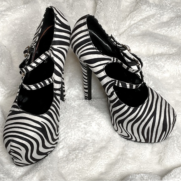Zebra print stilettos - Picture 4 of 9